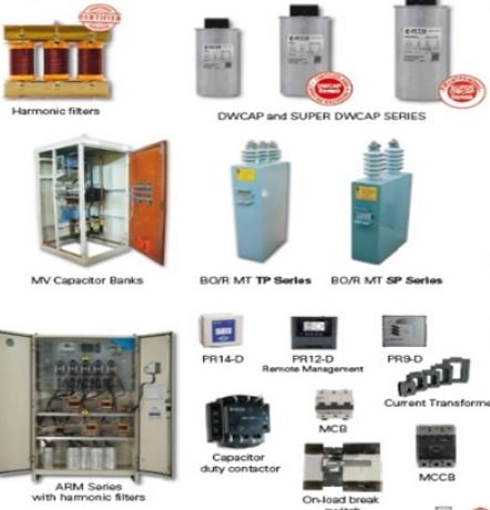 Компоненти систем компенсації реактивної потужності
