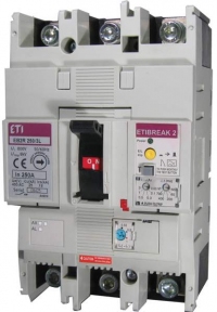 Автоматичний вимикач ETI EB2S250/3L 200A