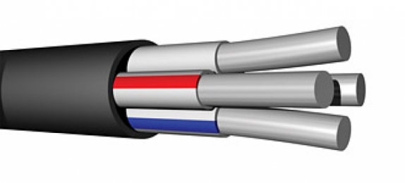 Кабель АВВГ 3х4+1х2,5