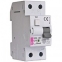 Диференційний автоматичний вимикач ETI KZS-2M, 2р, 6А, 30mA тип АС, кат.С